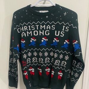 (2) H&M Among us Christmas Sweater